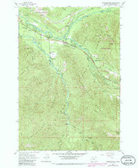 Rhododendron Oregon Historical topographic map, 1:24000 scale, 7.5 X 7.5 Minute, Year 1962