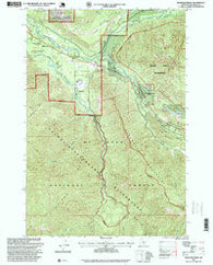 Rhododendron Oregon Historical topographic map, 1:24000 scale, 7.5 X 7.5 Minute, Year 1997