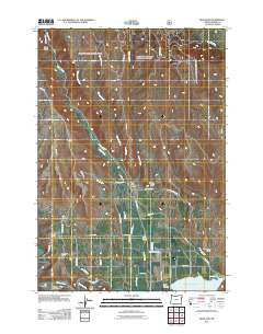 Richland Oregon Historical topographic map, 1:24000 scale, 7.5 X 7.5 Minute, Year 2011