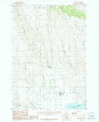 Richland Oregon Historical topographic map, 1:24000 scale, 7.5 X 7.5 Minute, Year 1987
