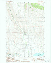 Richland Oregon Historical topographic map, 1:24000 scale, 7.5 X 7.5 Minute, Year 1987
