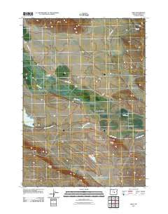 Riley Oregon Historical topographic map, 1:24000 scale, 7.5 X 7.5 Minute, Year 2011