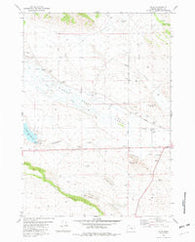 Riley Oregon Historical topographic map, 1:24000 scale, 7.5 X 7.5 Minute, Year 1981