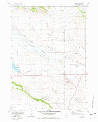 Riley Oregon Historical topographic map, 1:24000 scale, 7.5 X 7.5 Minute, Year 1981