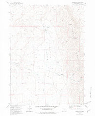 Rincon Flat Oregon Historical topographic map, 1:24000 scale, 7.5 X 7.5 Minute, Year 1981