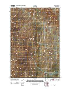 Ring Oregon Historical topographic map, 1:24000 scale, 7.5 X 7.5 Minute, Year 2011