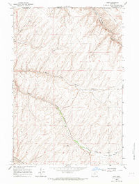 Ring Oregon Historical topographic map, 1:24000 scale, 7.5 X 7.5 Minute, Year 1966