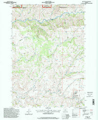 Ritter Oregon Historical topographic map, 1:24000 scale, 7.5 X 7.5 Minute, Year 1995