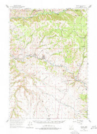 Ritter Oregon Historical topographic map, 1:62500 scale, 15 X 15 Minute, Year 1950
