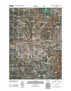 Riverbed Butte Spring Oregon Historical topographic map, 1:24000 scale, 7.5 X 7.5 Minute, Year 2011