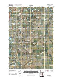 Riverside Oregon Historical topographic map, 1:24000 scale, 7.5 X 7.5 Minute, Year 2011