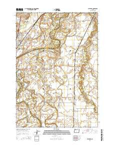 Riverside Oregon Current topographic map, 1:24000 scale, 7.5 X 7.5 Minute, Year 2014