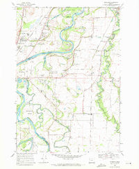 Riverside Oregon Historical topographic map, 1:24000 scale, 7.5 X 7.5 Minute, Year 1969
