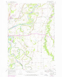 Riverside Oregon Historical topographic map, 1:24000 scale, 7.5 X 7.5 Minute, Year 1969
