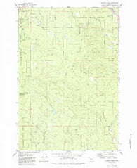 Roaring Creek Oregon Historical topographic map, 1:24000 scale, 7.5 X 7.5 Minute, Year 1979
