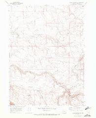 Roaring Springs SE Oregon Historical topographic map, 1:24000 scale, 7.5 X 7.5 Minute, Year 1968