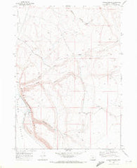 Roaring Springs Oregon Historical topographic map, 1:24000 scale, 7.5 X 7.5 Minute, Year 1967