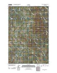 Roaring Creek Oregon Historical topographic map, 1:24000 scale, 7.5 X 7.5 Minute, Year 2011