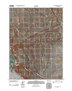 Roaring Springs Oregon Historical topographic map, 1:24000 scale, 7.5 X 7.5 Minute, Year 2011