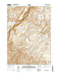 Robbers Roost Oregon Current topographic map, 1:24000 scale, 7.5 X 7.5 Minute, Year 2014