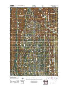 Roberts Butte Oregon Historical topographic map, 1:24000 scale, 7.5 X 7.5 Minute, Year 2011