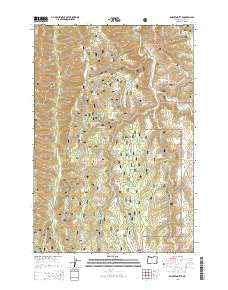 Roberts Butte Oregon Current topographic map, 1:24000 scale, 7.5 X 7.5 Minute, Year 2014