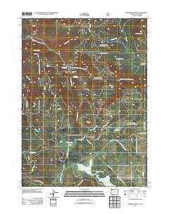Robinson Butte Oregon Historical topographic map, 1:24000 scale, 7.5 X 7.5 Minute, Year 2011
