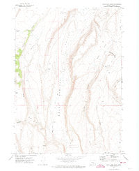 Rock Camp Draw Oregon Historical topographic map, 1:24000 scale, 7.5 X 7.5 Minute, Year 1971