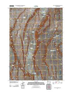 Rock Camp Draw Oregon Historical topographic map, 1:24000 scale, 7.5 X 7.5 Minute, Year 2011