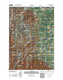 Rock Creek Oregon Historical topographic map, 1:24000 scale, 7.5 X 7.5 Minute, Year 2011