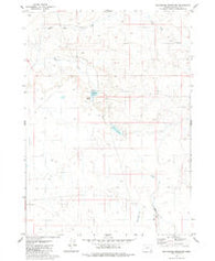 Rockhouse Reservoir Oregon Historical topographic map, 1:24000 scale, 7.5 X 7.5 Minute, Year 1979