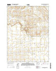 Rockhouse Reservoir Oregon Current topographic map, 1:24000 scale, 7.5 X 7.5 Minute, Year 2014