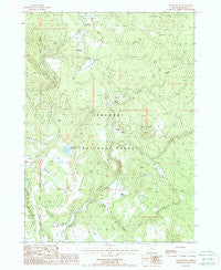 Rodeo Butte Oregon Historical topographic map, 1:24000 scale, 7.5 X 7.5 Minute, Year 1988
