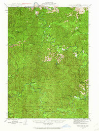 Roman Nose Mtn Oregon Historical topographic map, 1:62500 scale, 15 X 15 Minute, Year 1942