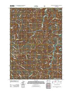 Roman Nose Mountain Oregon Historical topographic map, 1:24000 scale, 7.5 X 7.5 Minute, Year 2011