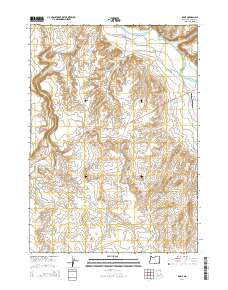 Rome Oregon Current topographic map, 1:24000 scale, 7.5 X 7.5 Minute, Year 2014
