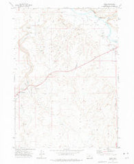Rome Oregon Historical topographic map, 1:24000 scale, 7.5 X 7.5 Minute, Year 1972
