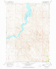 Rooster Comb Oregon Historical topographic map, 1:24000 scale, 7.5 X 7.5 Minute, Year 1967