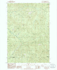 Rooster Rock Oregon Historical topographic map, 1:24000 scale, 7.5 X 7.5 Minute, Year 1985