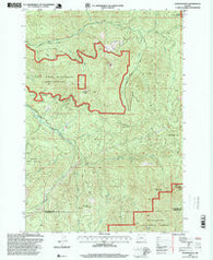 Rooster Rock Oregon Historical topographic map, 1:24000 scale, 7.5 X 7.5 Minute, Year 1997