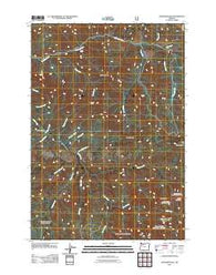Rooster Rock Oregon Historical topographic map, 1:24000 scale, 7.5 X 7.5 Minute, Year 2011