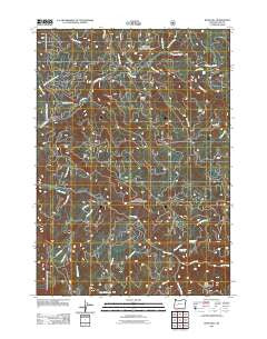 Rose Hill Oregon Historical topographic map, 1:24000 scale, 7.5 X 7.5 Minute, Year 2011