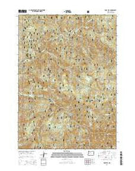 Rose Hill Oregon Current topographic map, 1:24000 scale, 7.5 X 7.5 Minute, Year 2014