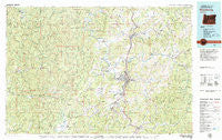 Roseburg Oregon Historical topographic map, 1:100000 scale, 30 X 60 Minute, Year 1979