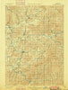 Roseburg Oregon Historical topographic map, 1:125000 scale, 30 X 30 Minute, Year 1900
