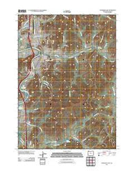 Roseburg East Oregon Historical topographic map, 1:24000 scale, 7.5 X 7.5 Minute, Year 2011
