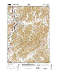 Roseburg East Oregon Current topographic map, 1:24000 scale, 7.5 X 7.5 Minute, Year 2014