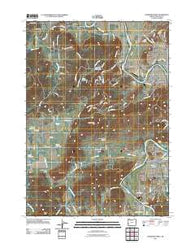 Roseburg West Oregon Historical topographic map, 1:24000 scale, 7.5 X 7.5 Minute, Year 2011