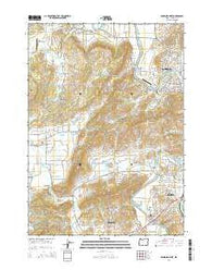 Roseburg West Oregon Current topographic map, 1:24000 scale, 7.5 X 7.5 Minute, Year 2014