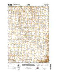 Rosebush Oregon Current topographic map, 1:24000 scale, 7.5 X 7.5 Minute, Year 2014